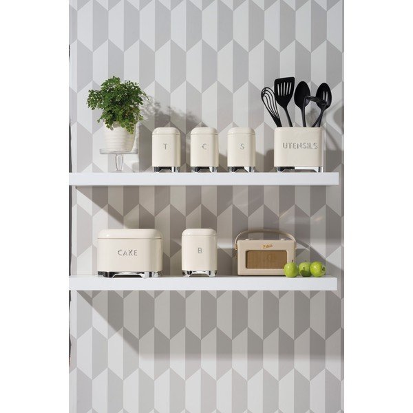 Lovello krémszínű kenyértartó doboz - Kitchen Craft-image-1