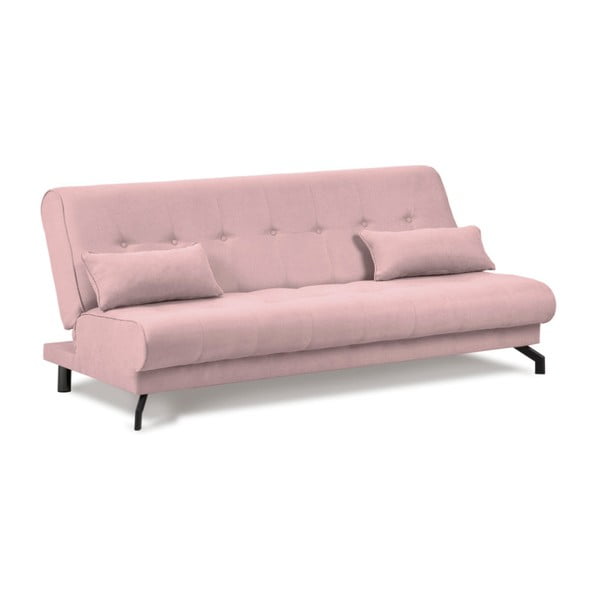 Musique világos rózsaszín kinyitható kanapé - Kooko Home