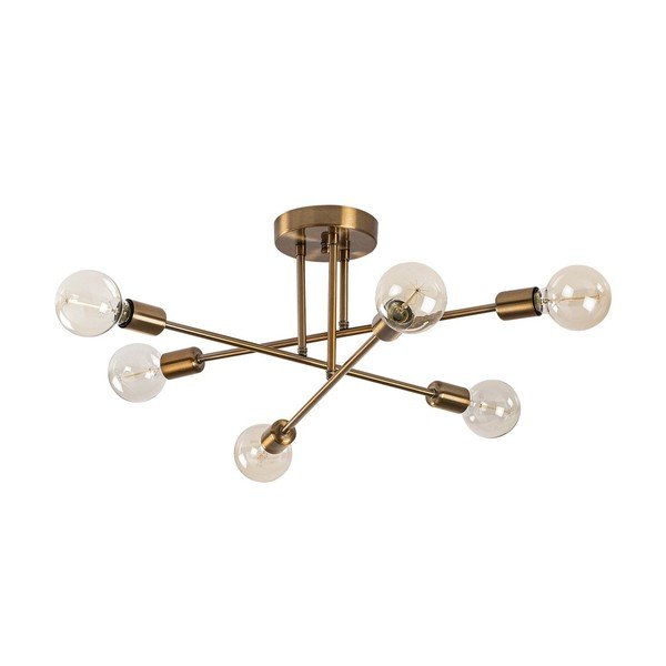 Aranyszínű mennyezeti lámpa 64x64 cm Flower – Opviq lights