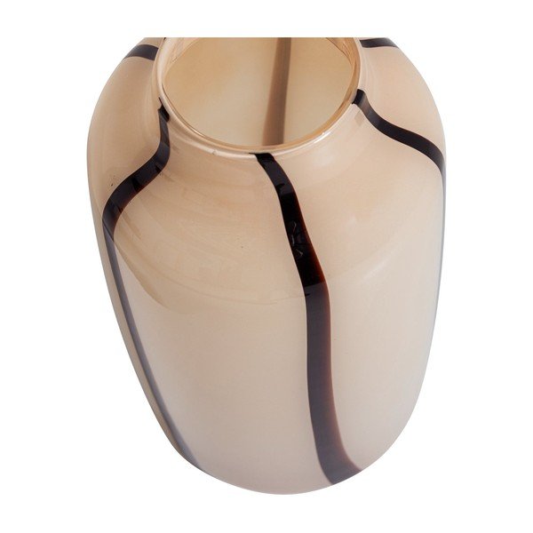 Barna-bézs üveg váza (magasság 35 cm) Selena – WOOOD-image-2