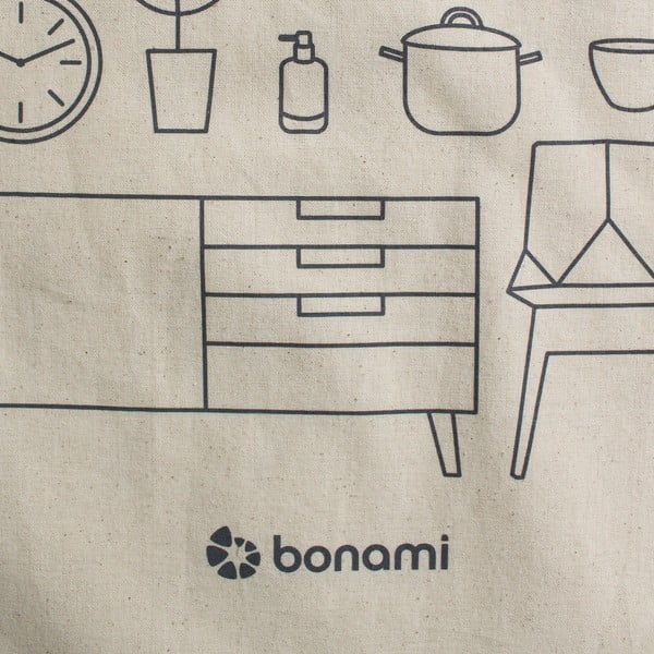 Krémszínű vászontáska - Bonami-image-2