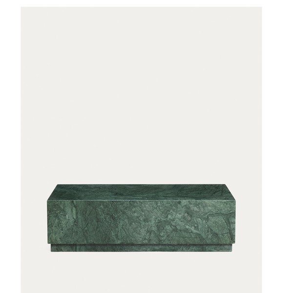 Zöld márvány dohányzóasztal 50x100 cm Sorein – Kave Home-image-3