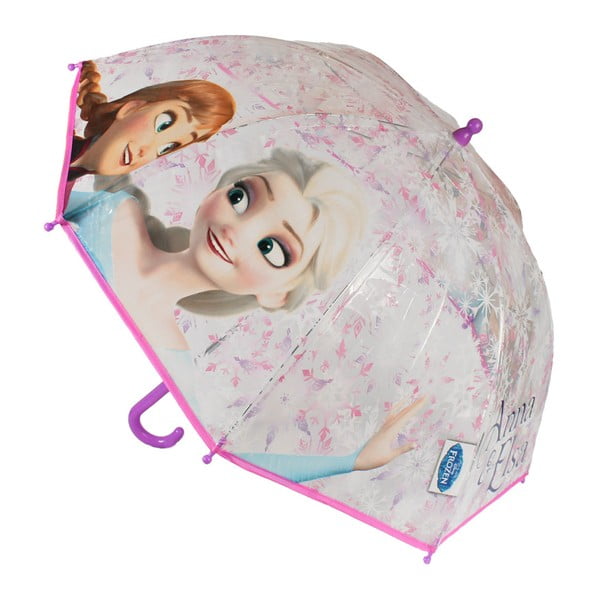 Anna And Elsa átlátszó gyerek esernyő, ⌀ 71 cm