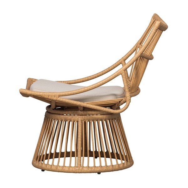 Natúr színű műrattan kerti fotel Alatna – WOOOD-image-3