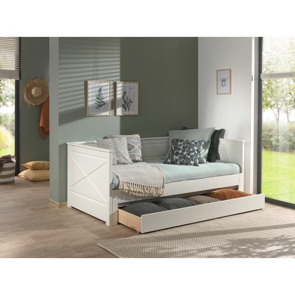 Fehér gyerekágy alatti fiók PINO – Vipack-image-1