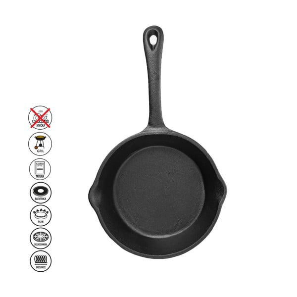 Grill öntöttvas serpenyő ø 16 cm LITINA – Orion-image-4