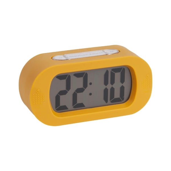 Gummy sárga gumírozott ébresztőóra - Karlsson-image-1
