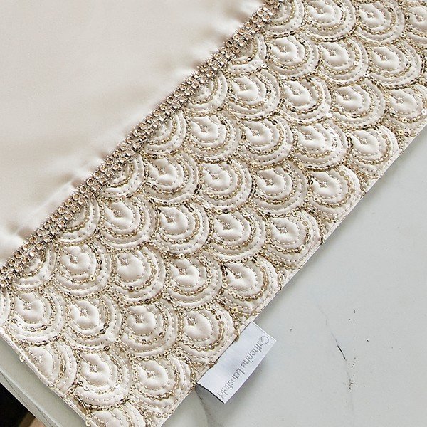 Textil tányéralátét szett 4 db-os 30x46 cm Deco Sequin – Catherine Lansfield-image-1