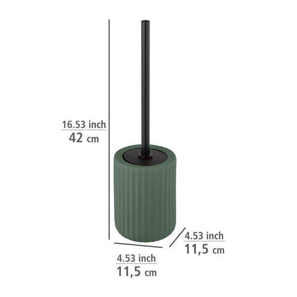 Belluno zöld kerámia wc-kefe - Wenko-image-1