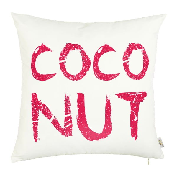 Coconut rózsaszín-fehér párna, 43 x 43 cm - Mike & Co. NEW YORK