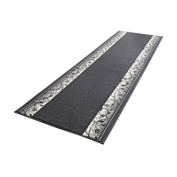 Szürke futószőnyeg típusú szőnyeg 80x300 cm Plant – Hanse Home-image-2