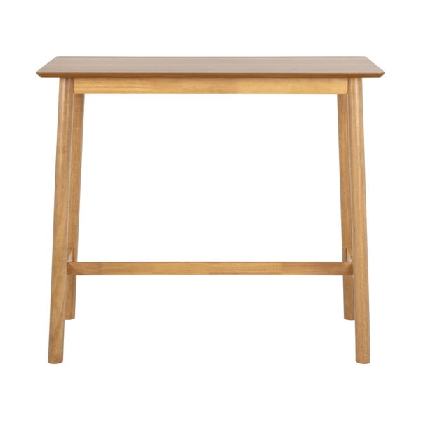 Bárasztal tölgyfa dekorral 60x120 cm Barlow – Actona-image-3