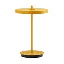 Sárga fém LED asztali lámpa fém búrával (magasság 31 cm) Asteria Move – UMAGE