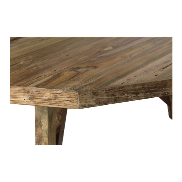 Diamond teakfa dohányzóasztal, Ø 90 cm - HSM collection-image-3