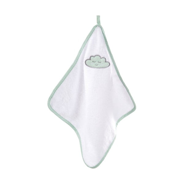 Fehér pamut kapucnis gyerek törölköző 80x80 cm Happy Cloud – Roba-image-2