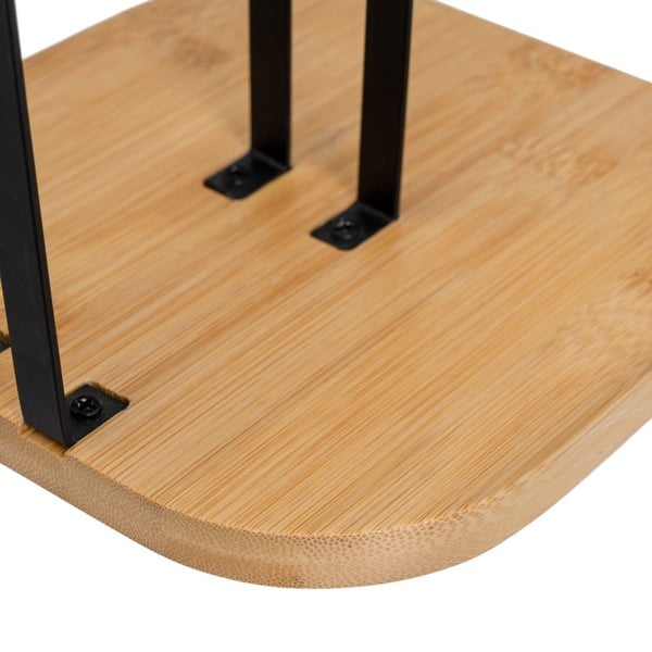 Fekete-natúr színű fém papírtörlő tartó – Casa Selección-image-3