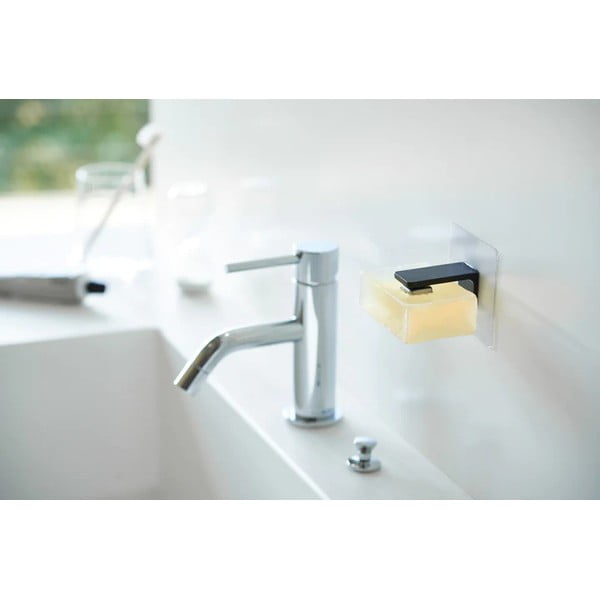 Fekete öntapadós műanyag mágneses szappantartó Film Hook – YAMAZAKI-image-2