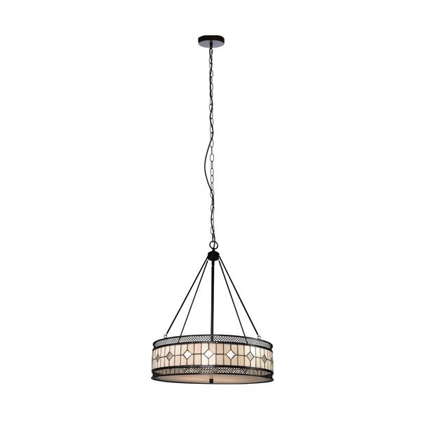 Fém függőlámpa üveg búrával ø 60 cm Waldorf – Premier Housewares