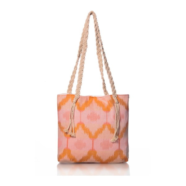 Ripple rózsaszín-narancssárga táska, 50 x 40 cm - Begonville