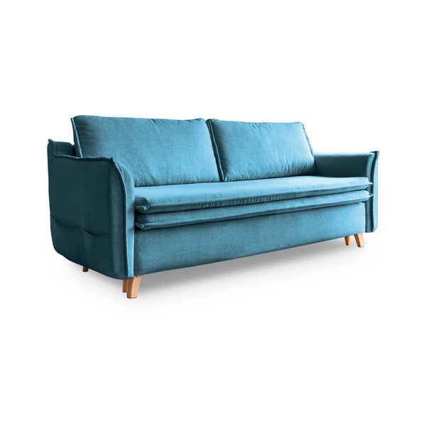 Türkiz kinyitható kanapé 225 cm Charming Charlie – Miuform