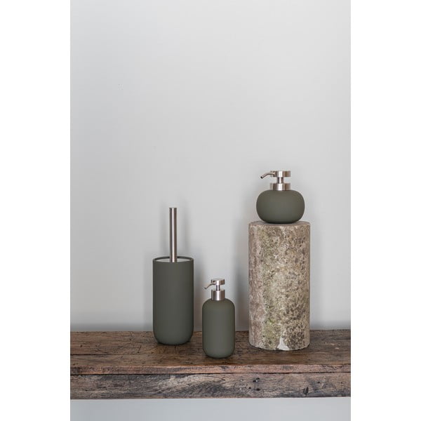 Sötétzöld kerámia szappanadagoló 120 ml Lotus Play – Mette Ditmer Denmark-image-1