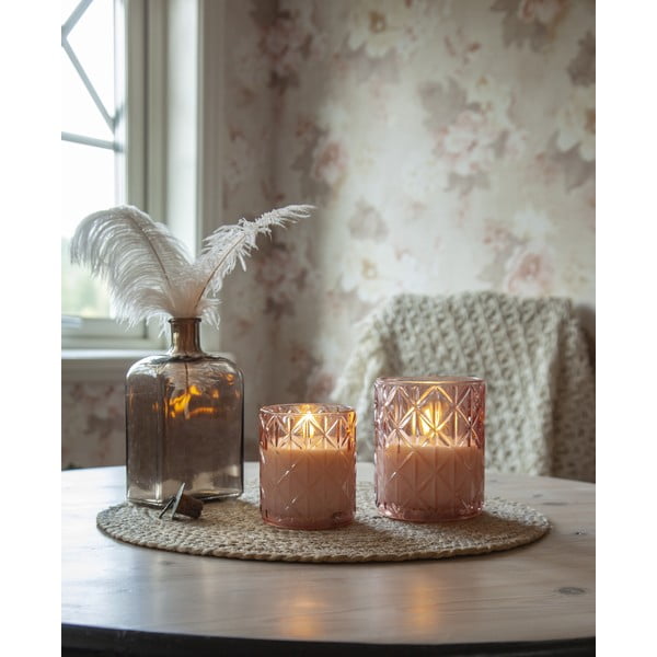 Elemmel működő LED gyertya (magasság 10 cm) Flamme Romb – Star Trading-image-1