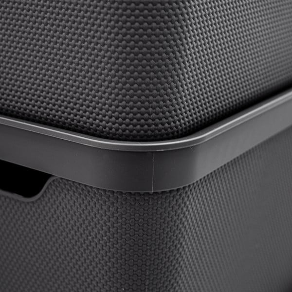 Műanyag tárolódoboz fedéllel Deco - Rotho-image-3