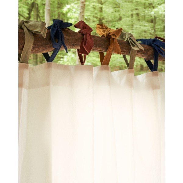 Fehér függöny 135x270 cm Zelda – Kave Home-image-3