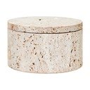 Natúr színű dekoratív kő tárolódoboz ø 14x8 cm Tibor – Premier Housewares