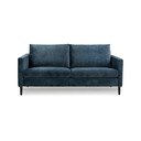 Adagio sötétkék bársony kanapé, 153 cm - Scandic