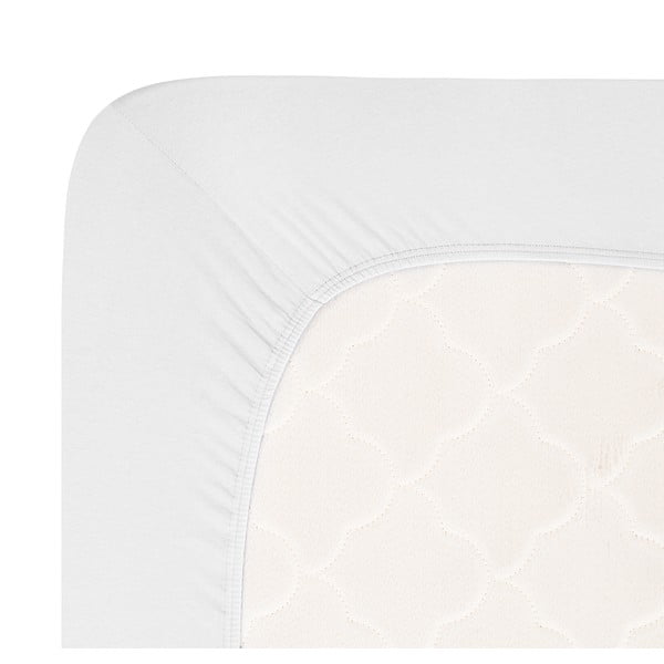 Fehér gumis jersey lepedő 180x200 cm Boxspring – Andrea Simone-image-1