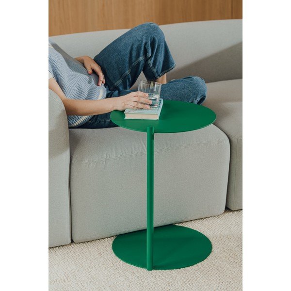 Acél kerek tárolóasztal 41x40 cm Ande – noo.ma-image-3