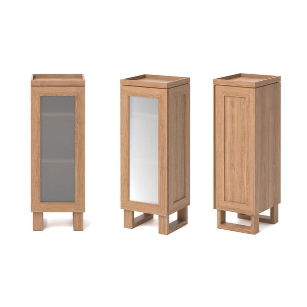 Mezza tölgyfa fürdőszoba szekrény - Wireworks-image-3