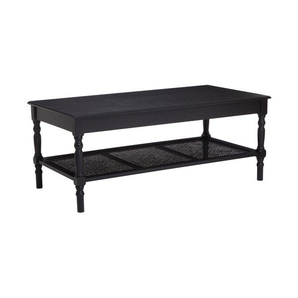 Fekete dohányzóasztal 60x120 cm Heritage – Premier Housewares