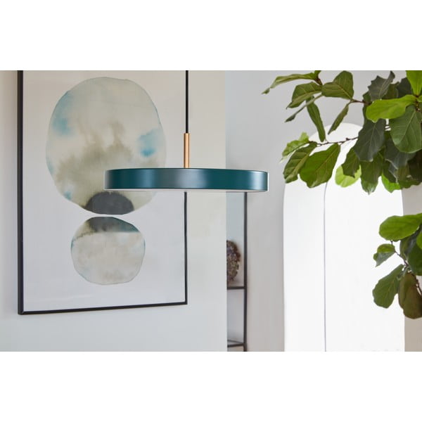 Sötétzöld LED függőlámpa fém búrával ø 31 cm Asteria Mini – UMAGE-image-3