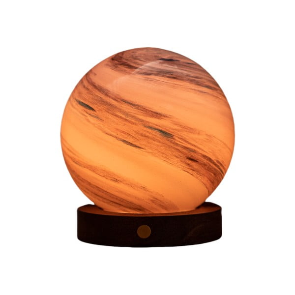 Barna-sötét natúr színű USB fénydekoráció ø 12 cm Polar Cloud – Gingko