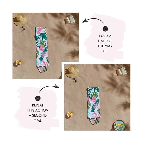 Strandtörölköző 150x75 cm Tropical Palm – Catherine Lansfield-image-3