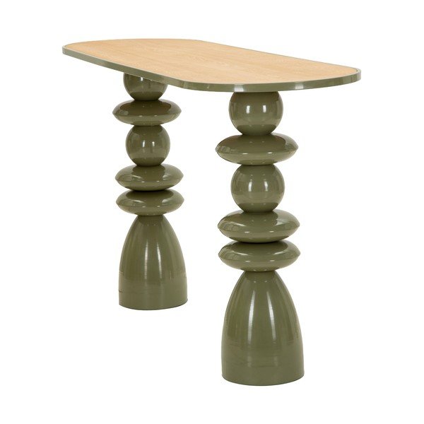 Zöld fém konzolasztal 45x150 cm Metal Console – Mauro Ferretti-image-4