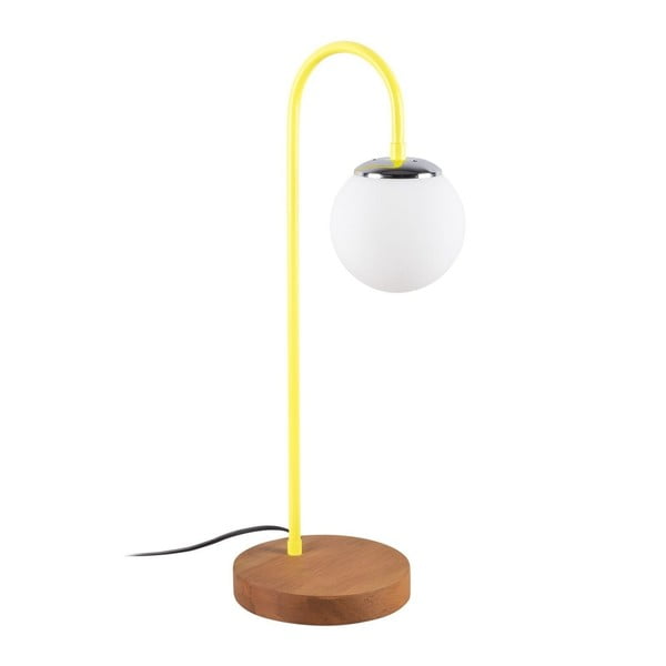 Lanty Table Lamp asztali lámpa aranyszínű részletekkel, magasság 57 cm