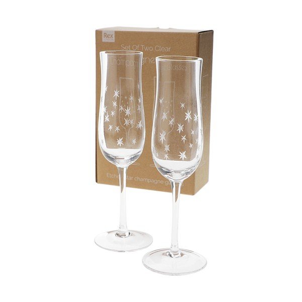 Pezsgős pohár szett 2 db-os 200 ml – Rex London-image-2