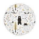 Sárga-fehér gyerek szőnyeg ø 120 cm Comfort – Mila Home