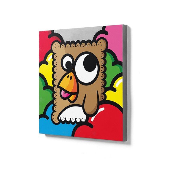 Biscuit beton fali kép, 60 x 60 cm - Lyon Béton-image-1