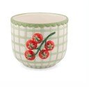 Porcelán kézzel festett kaspó ø 12 cm Tomato – Sass & Belle