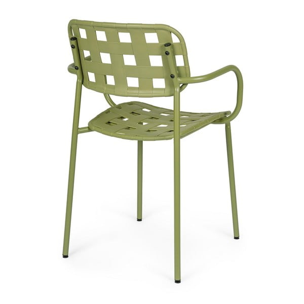 Zöld fém kerti szék szett 4 db-os Clover   – Bizzotto-image-4