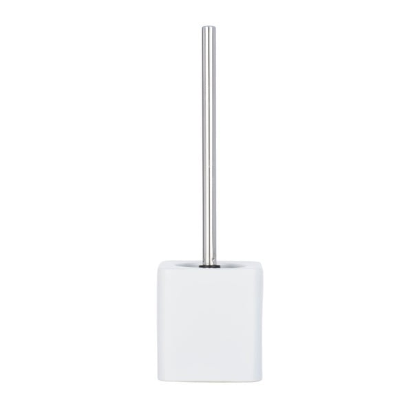 Hexa matt fehér kerámia WC-kefe - Wenko-image-1