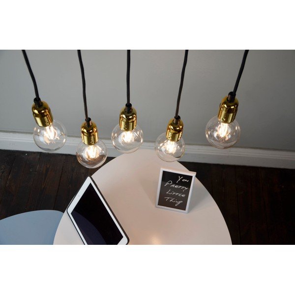 Uno ötágú függőlámpa aranyszínű részletekkel - Sotto Luce-image-2