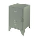 Zöld fém éjjeliszekrény Bronxx - Vipack