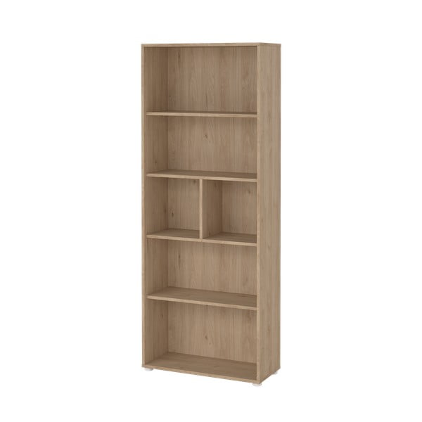 Natúr színű könyvespolc tölgyfa dekorral 80x205 cm Sign – Tvilum-image-3