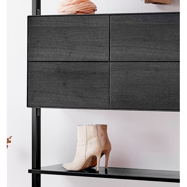 Edge fekete előszoba bútor - Hammel-image-4