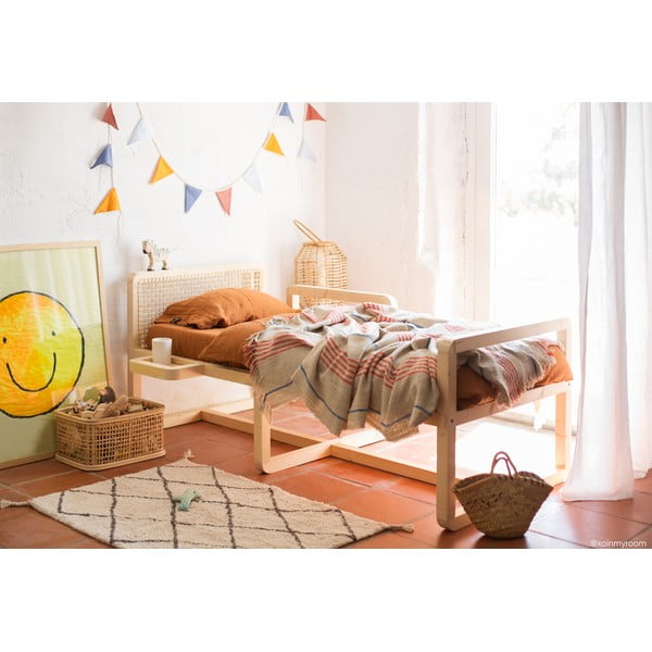 Krémszínű mosható kézi szövésű pamut szőnyeg 70x100 cm Mini Bereber – Lorena Canals-image-3